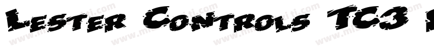 Lester Controls TC3 Regular字体转换